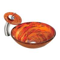 unique Crystal Wood Grain nature stone petrified wood bathroom sink